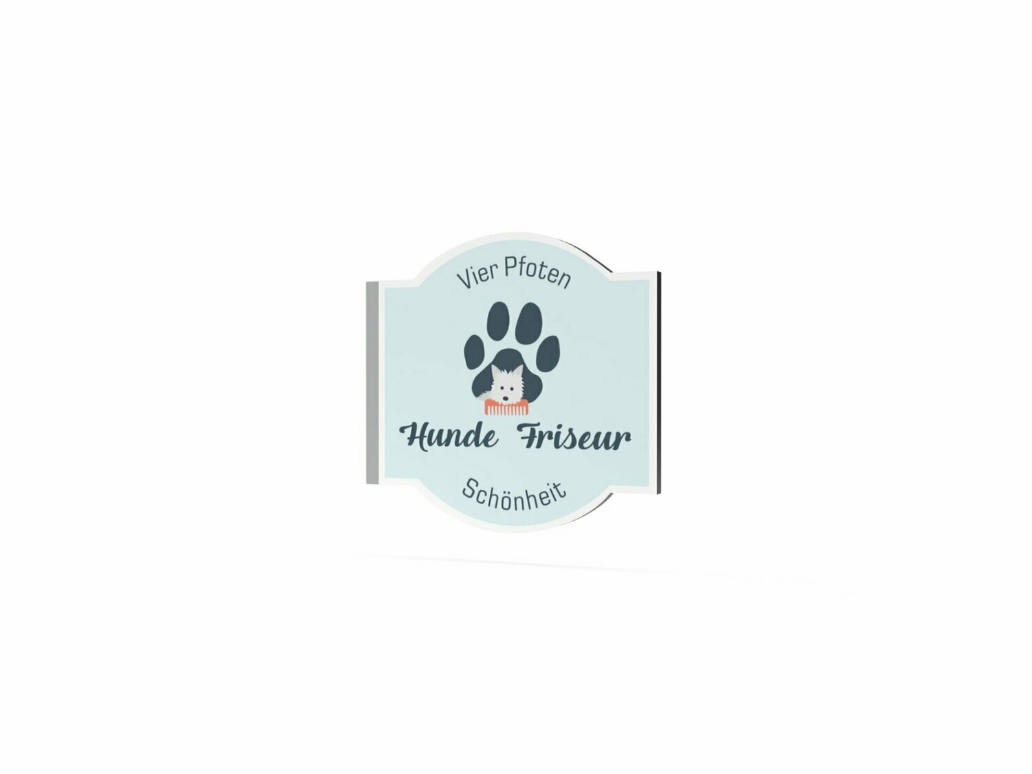 Werbeausleger, Hundefriseur, 630 x 600 mm