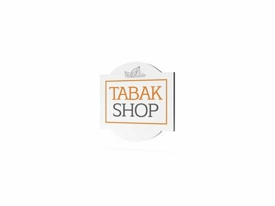 Werbeschild, Tabakshop, 600 x 600 mm Werbeschild, Tabakshop, 600 x 600 mm