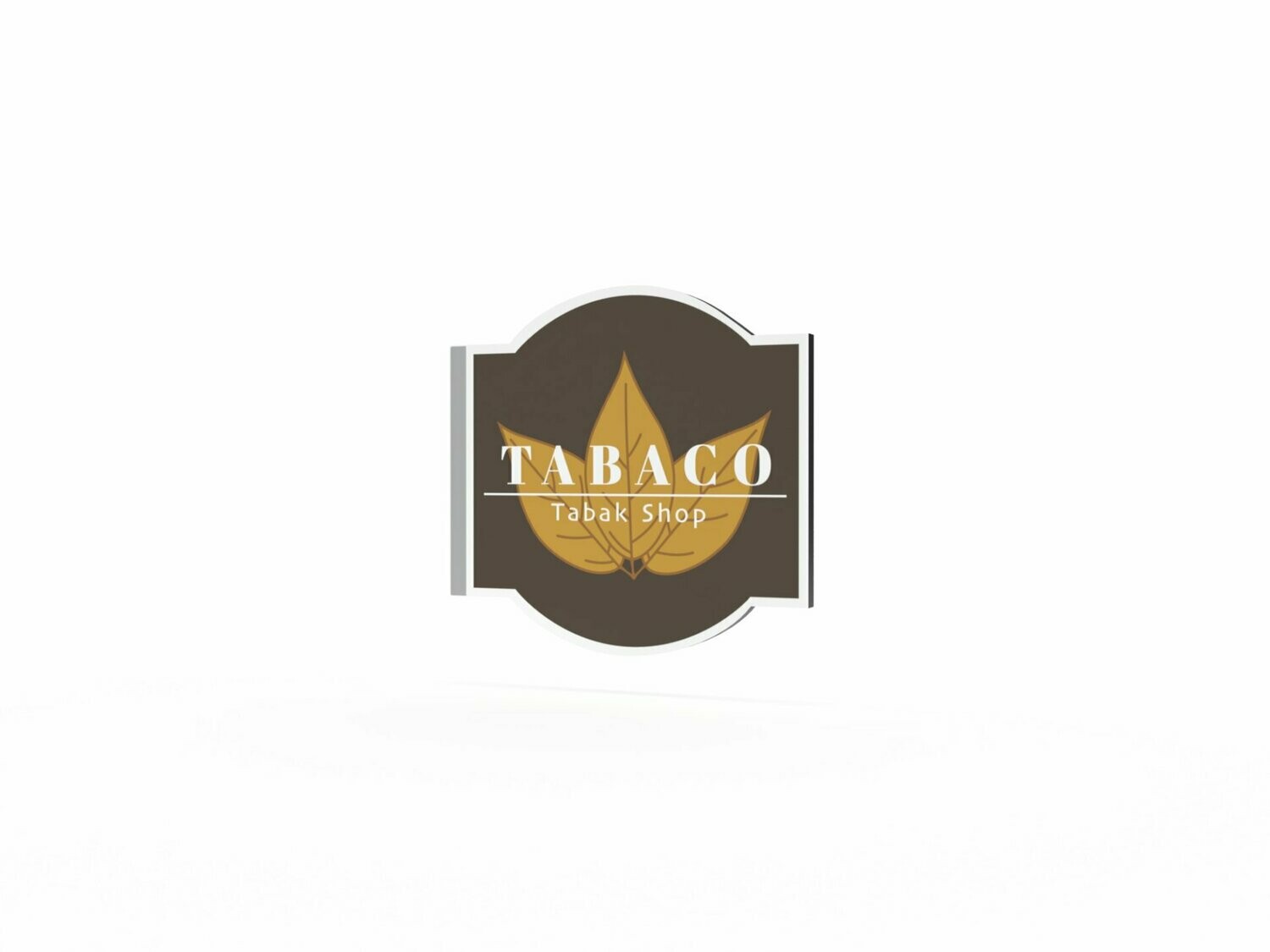 Werbeausleger, Tabaco, 630 x 600 mm