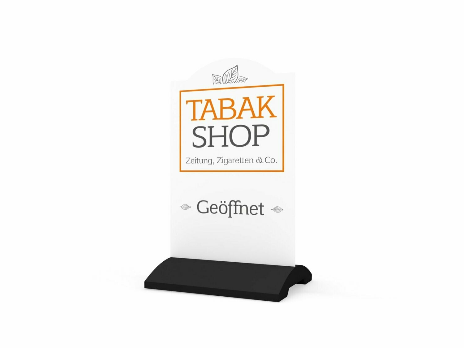 Werbeaufsteller, Tabakshop, 600 x 1150 mm