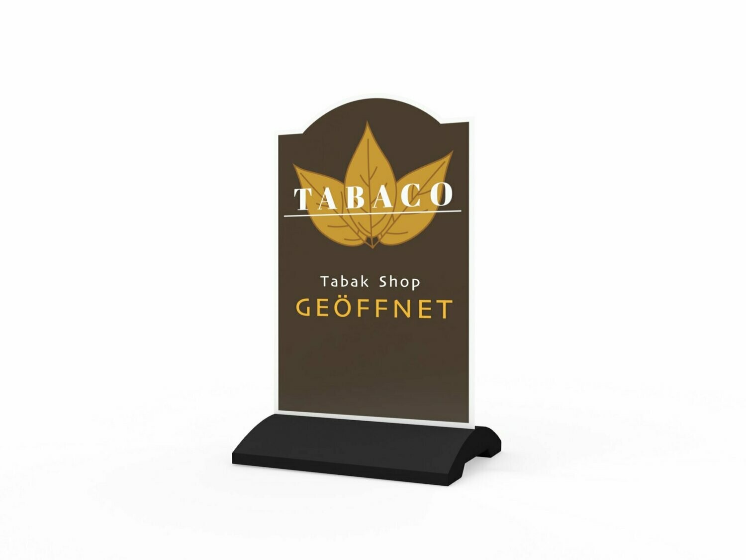 Werbeaufsteller, Tabaco, 600 x 1150 mm