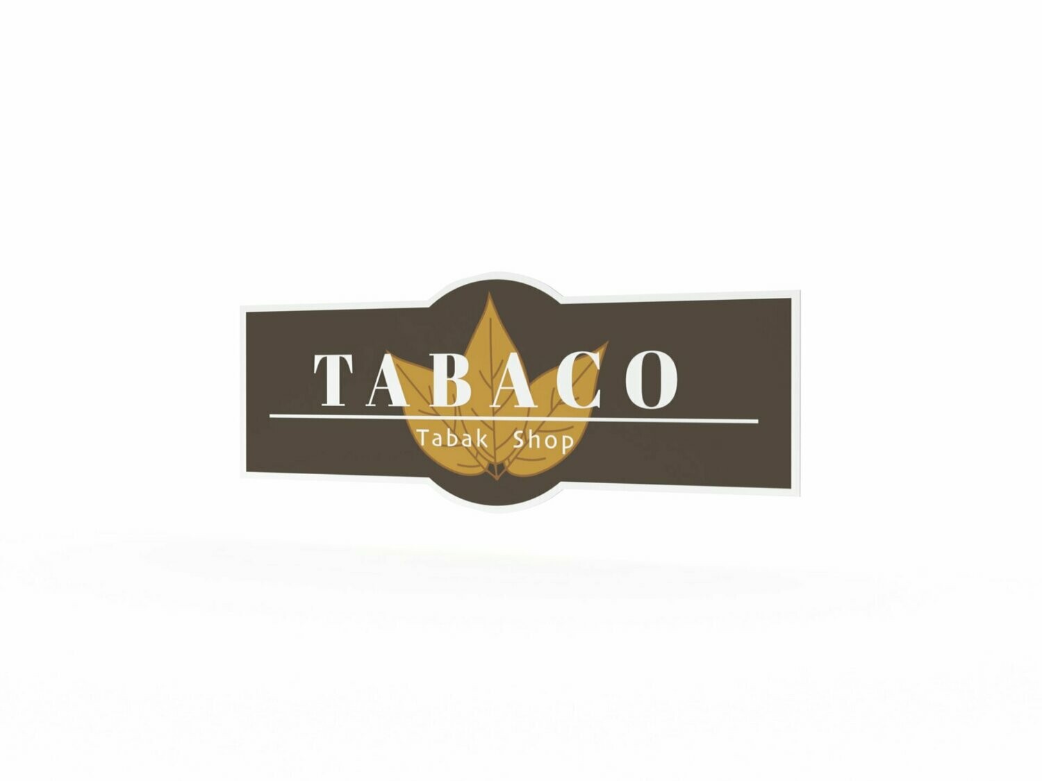 Werbeaufkleber, Tabaco, 1200 x 475 mm