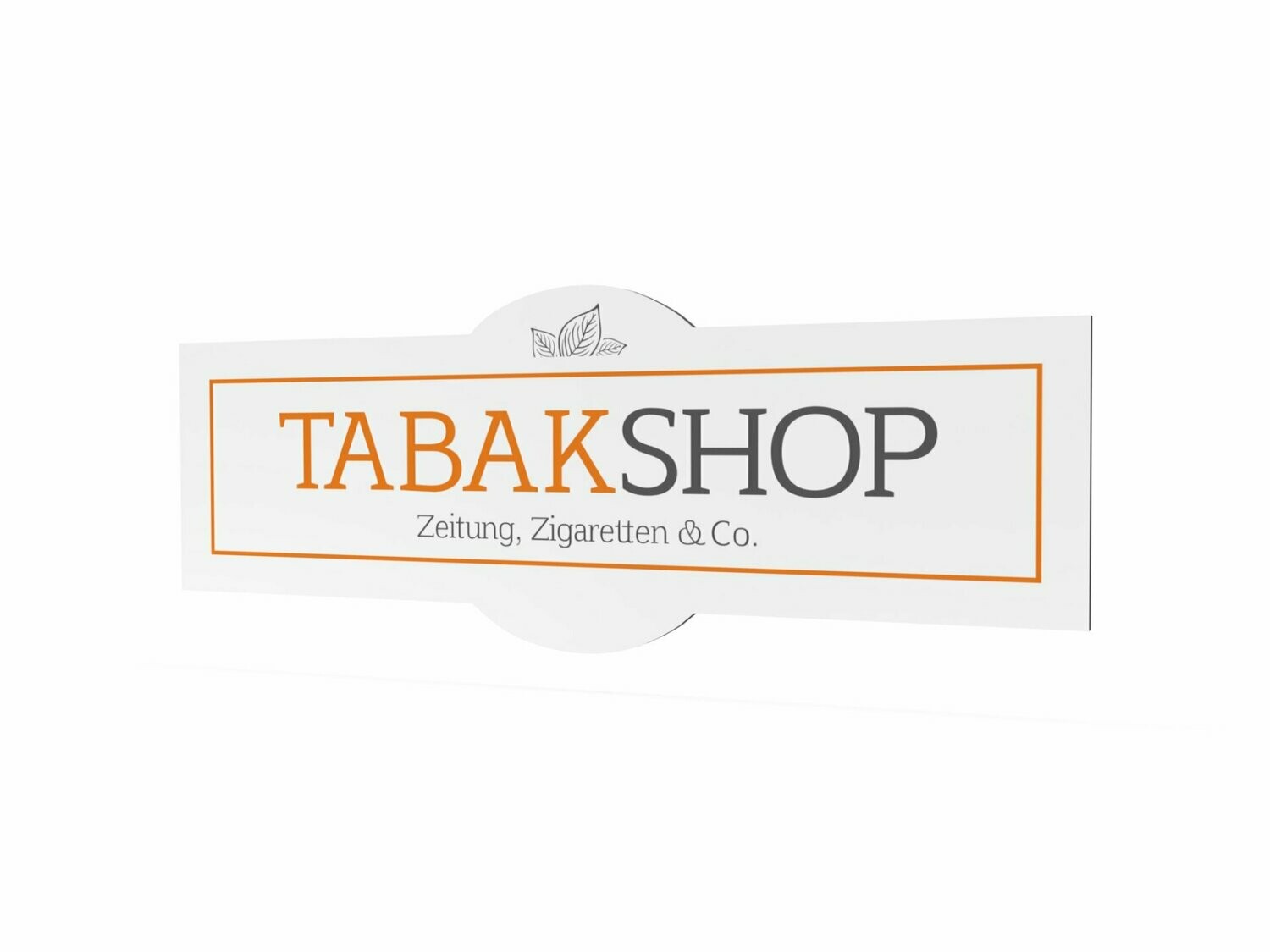 Werbeschild, Tabakshop, 1600 x 600 mm