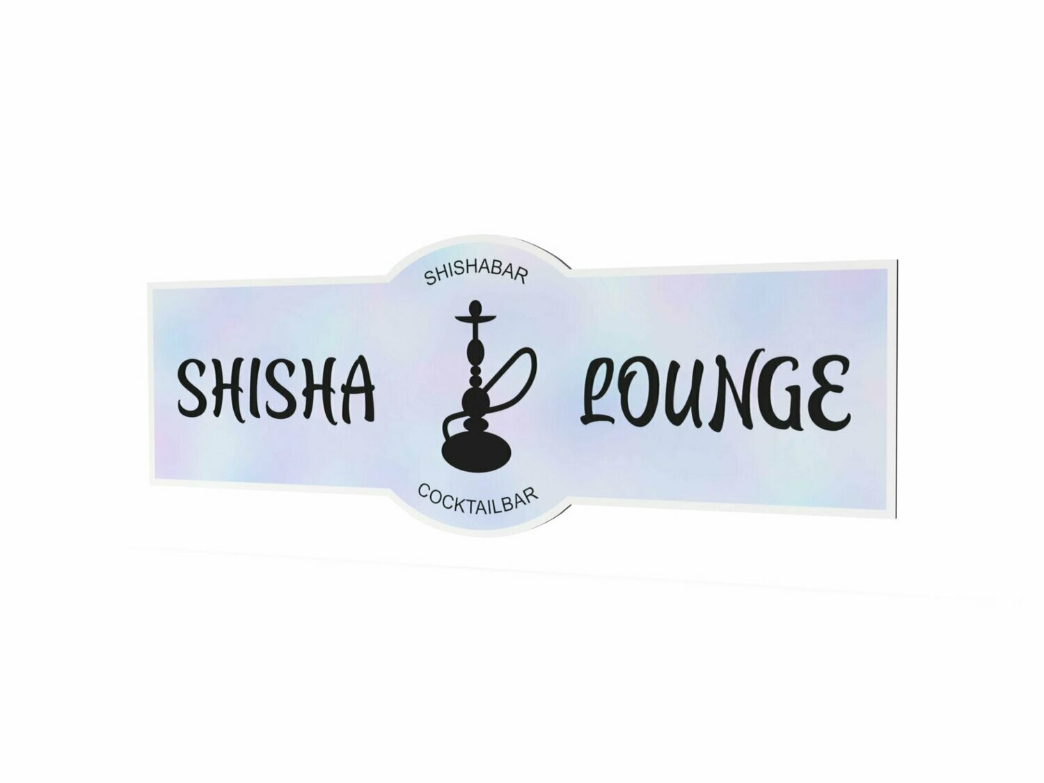 Werbeschild, Shisha Lounge, 1600 x 600 mm