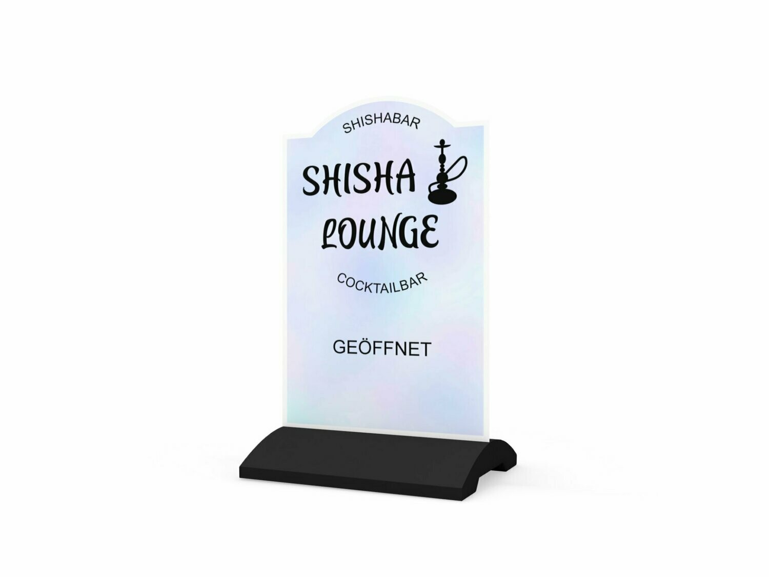 Werbeaufsteller, Shisha Lounge, 600 x 1150 mm