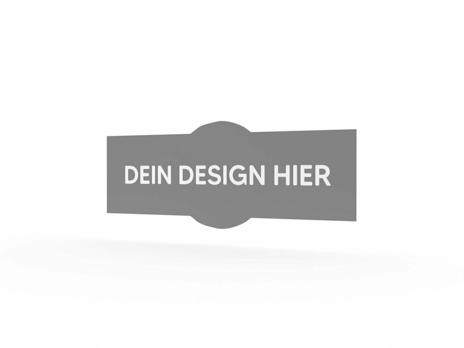 Werbeaufkleber, Form C, "eigenes Design", 1200 x 475 mm