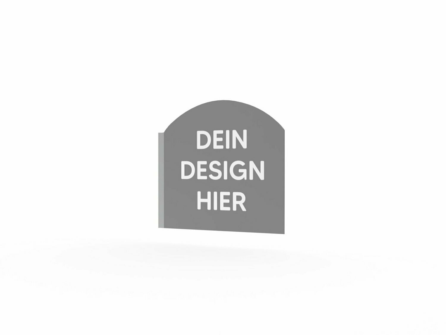 Werbeausleger, Form A, "eigenes Design", 630 x 600 mm