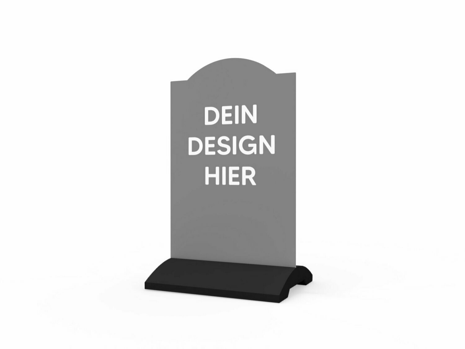 Werbeaufsteller, Form C, "eigenes Design", 600 x 1150 mm