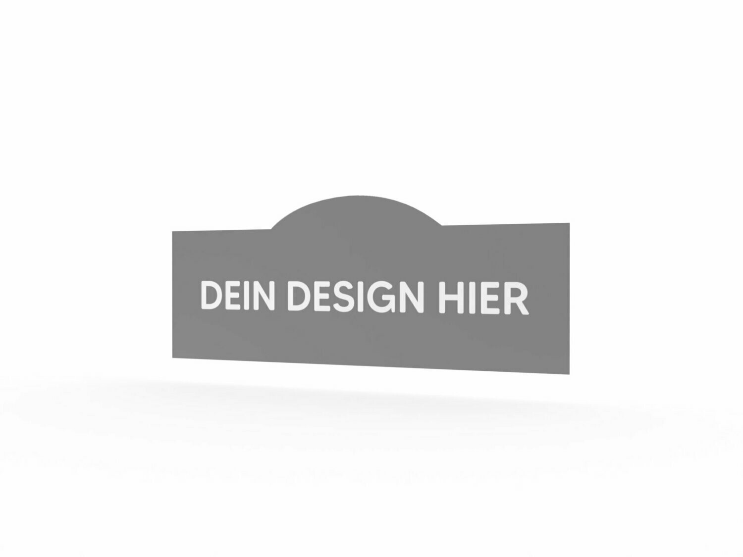 Werbeaufkleber, Form B, "eigenes Design", 1200 x 475 mm