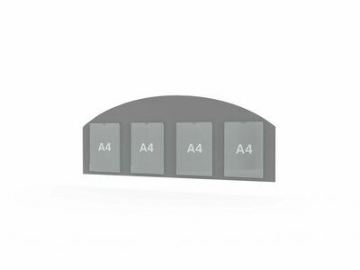 Preistafel, Form A, neutral, 1200 x 475 mm