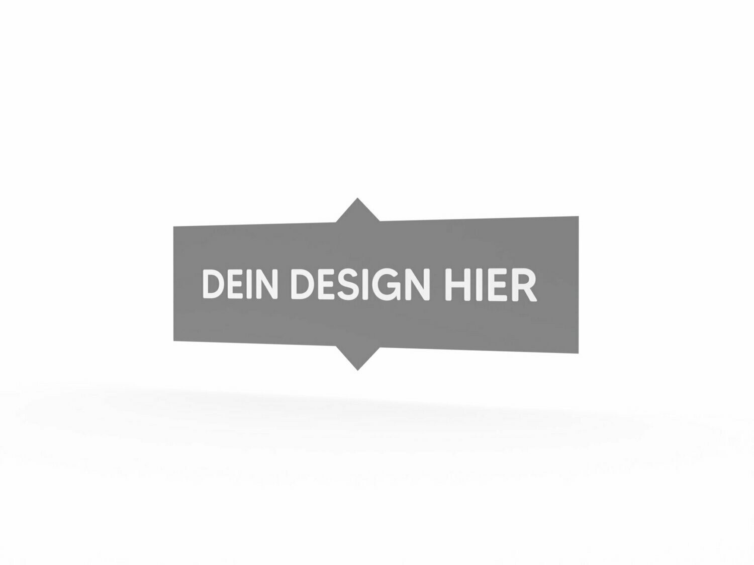 Werbeaufkleber, Form D, "eigenes Design", 1200 x 475 mm