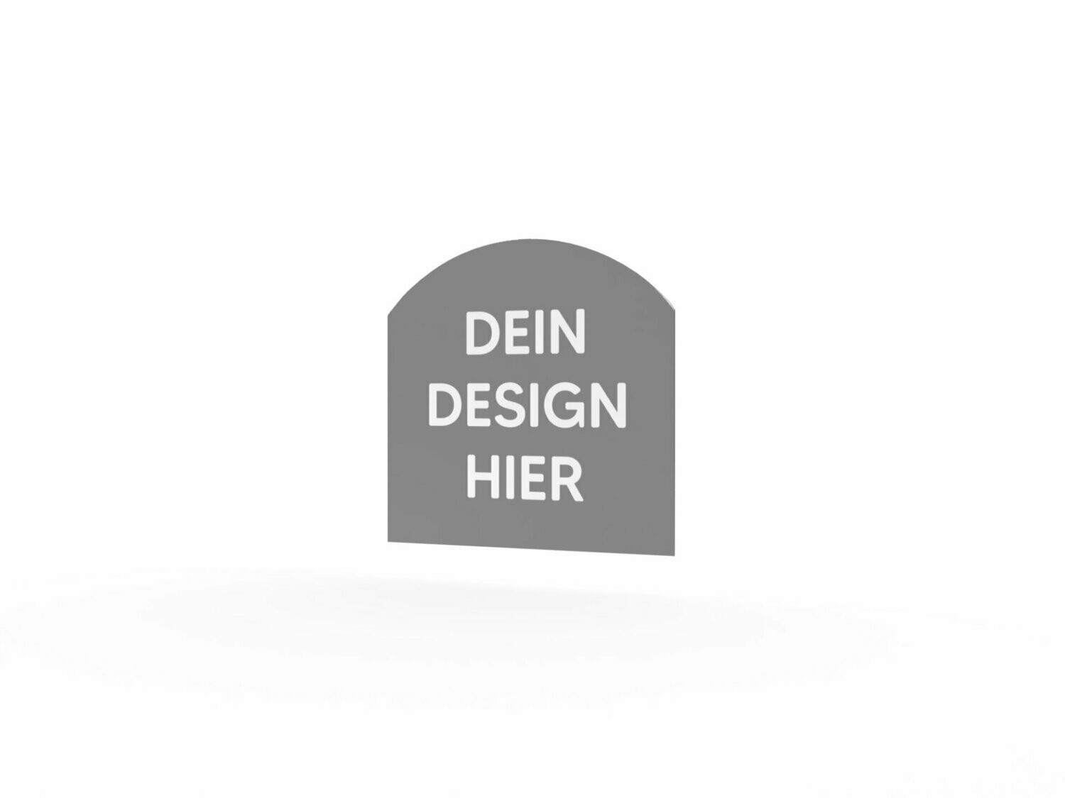 Werbeschild, Form A, "eigenes Design", 600 x 600 mm