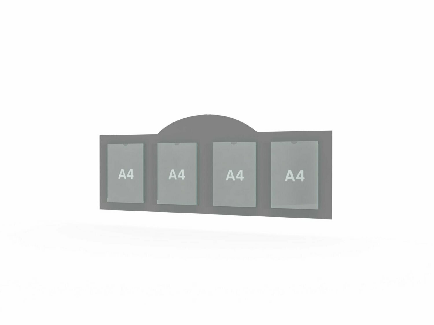 Preistafel, Form B, neutral, 1200 x 475 mm
