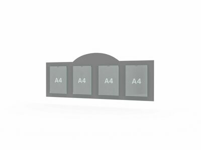 Preistafel, Form B, neutral, 1200 x 475 mm