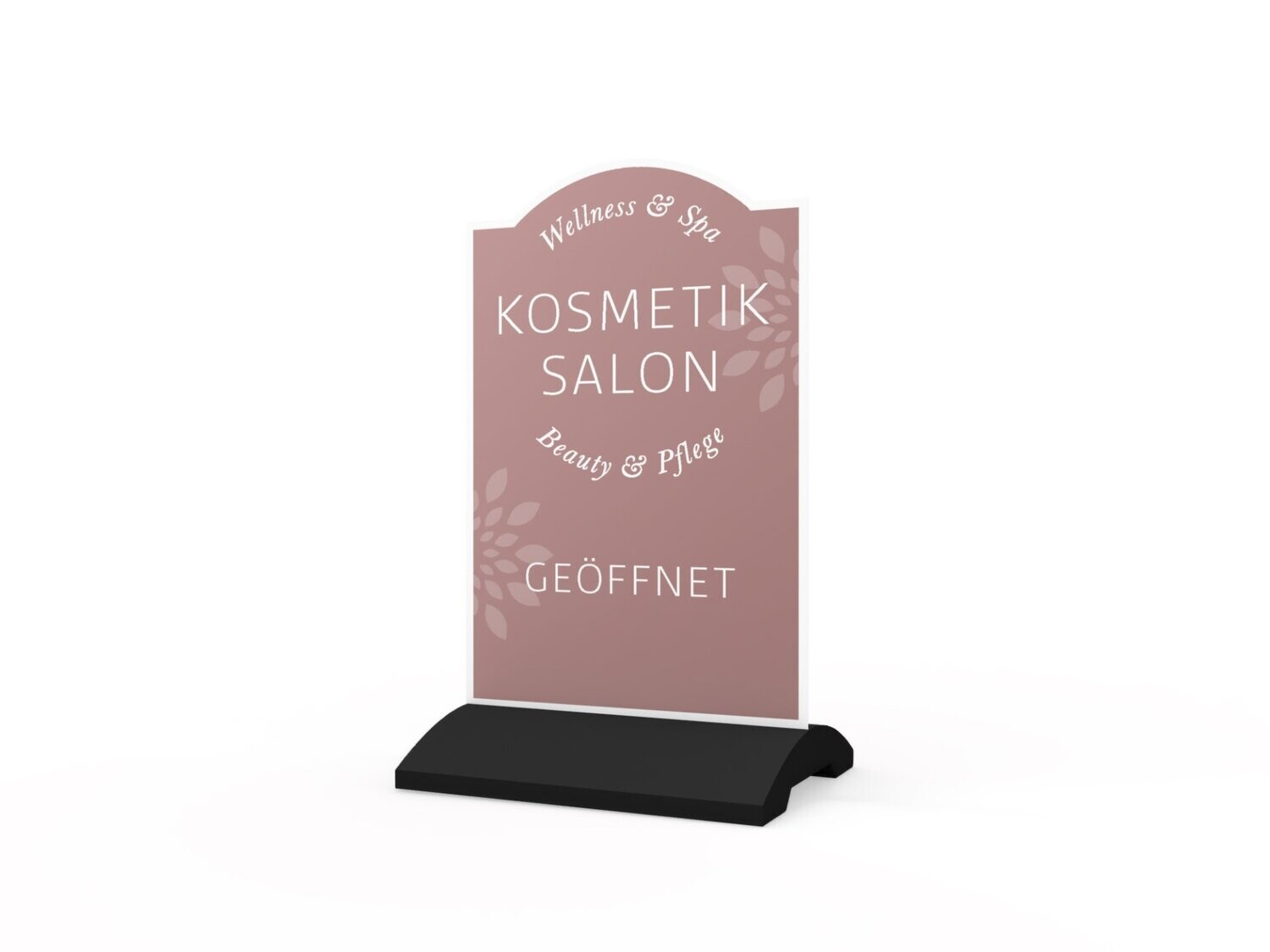 Werbeaufsteller, Kosmetiksalon, 600 x 1150 mm