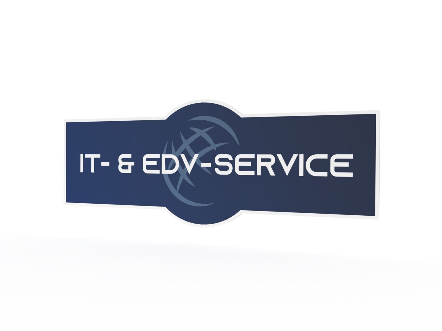 Werbeaufkleber, IT- & EDV-Service, 1600 x 600 mm