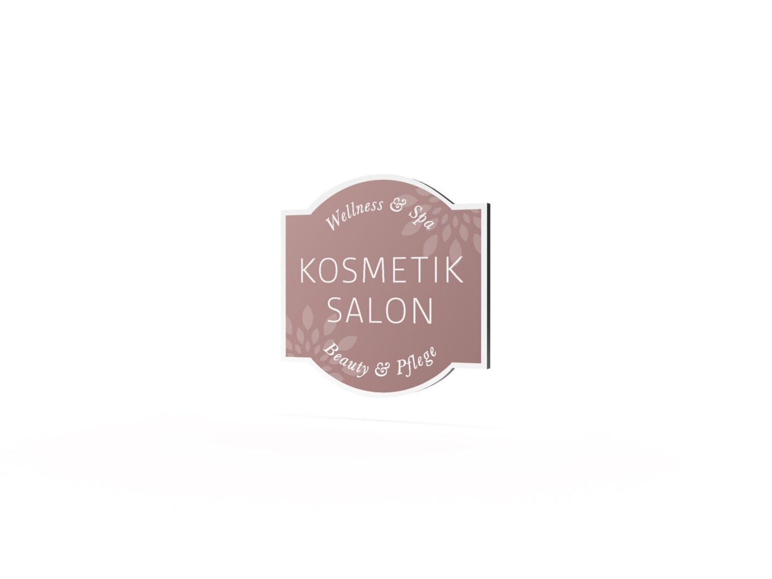Werbeschild, Kosmetiksalon, 600 x 600 mm