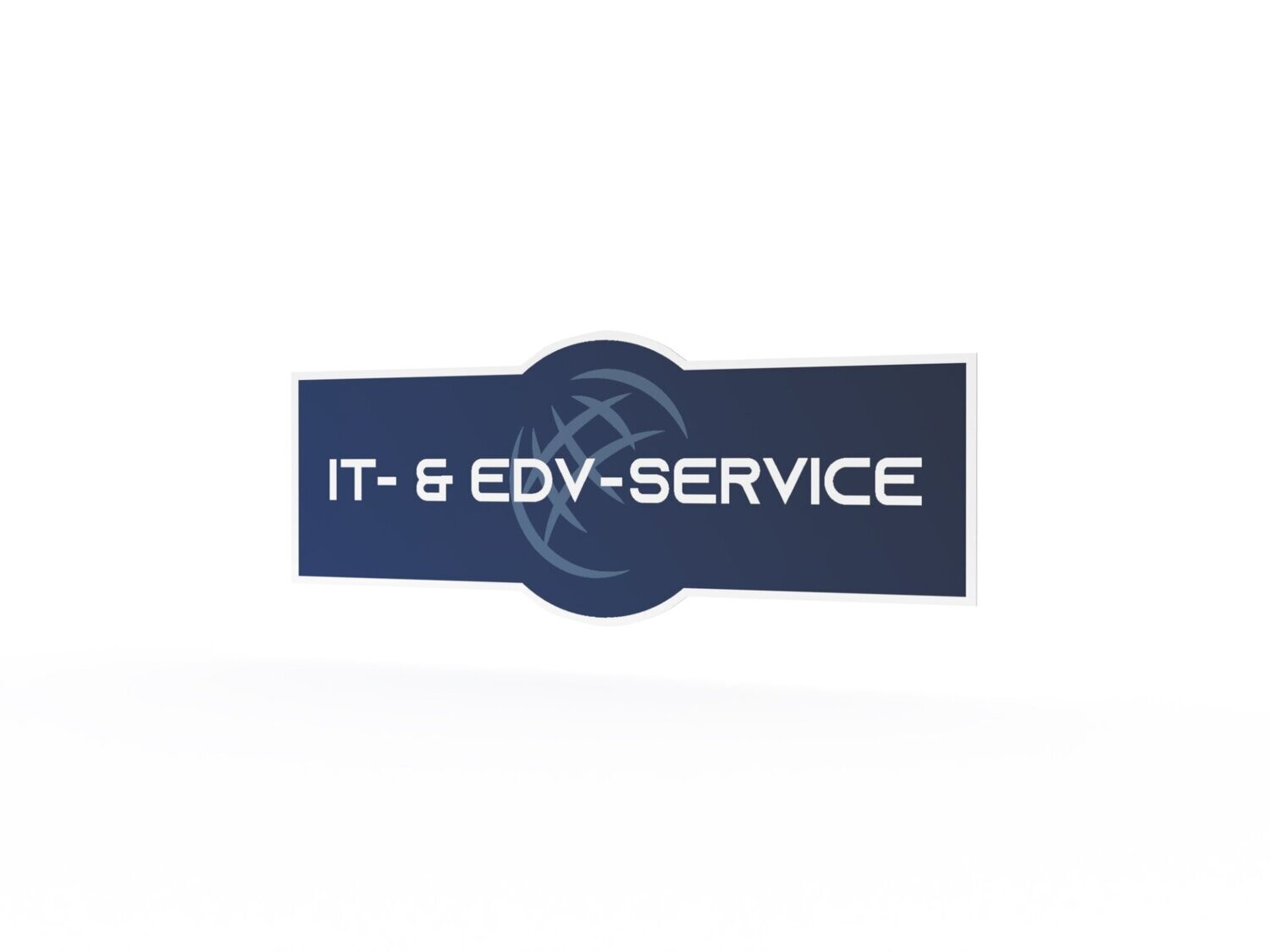 Werbeaufkleber, IT- & EDV-Service, 1200 x 475 mm