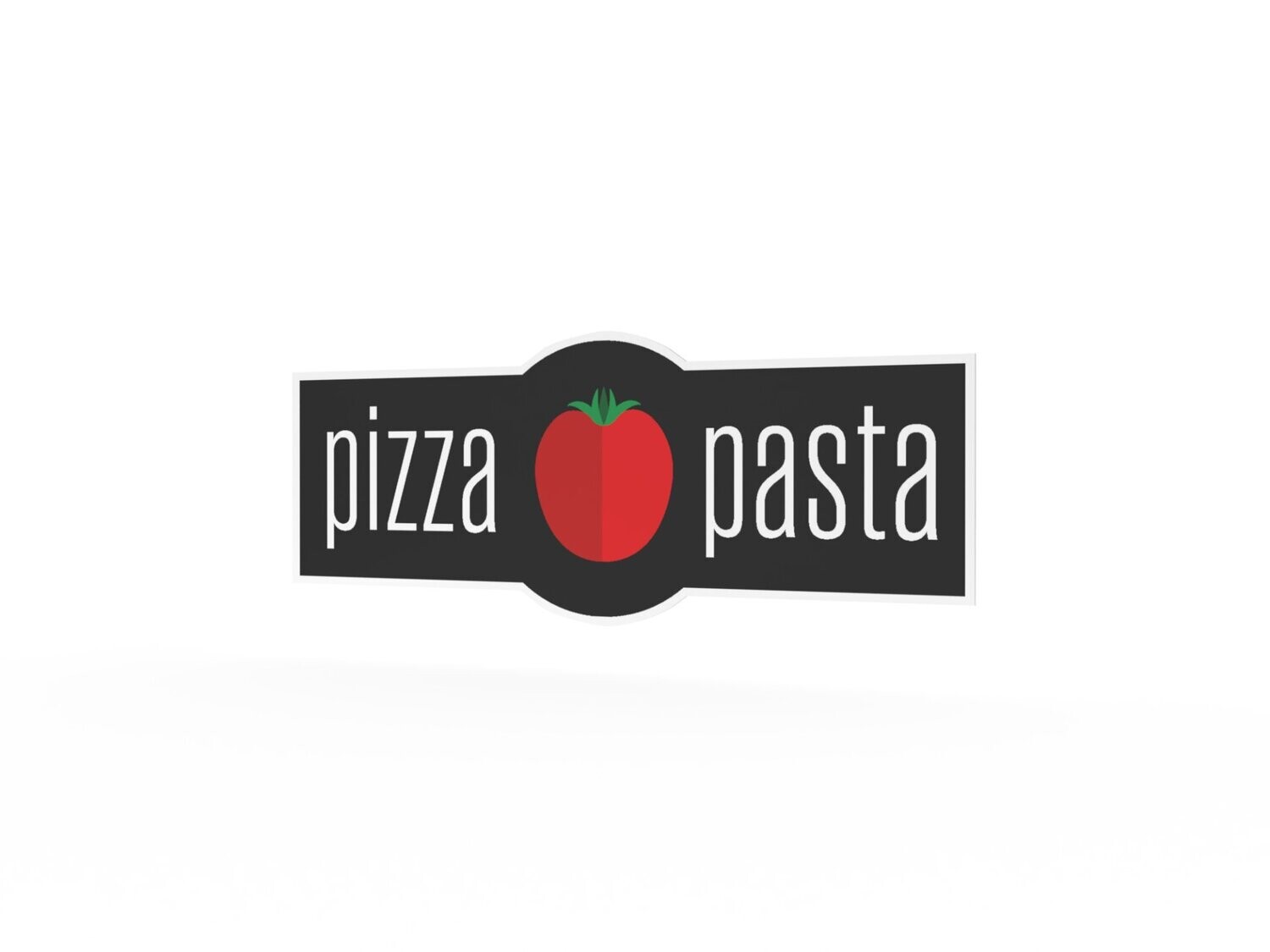 Werbeaufkleber, Pizza & Pasta, 1200 x 475 mm