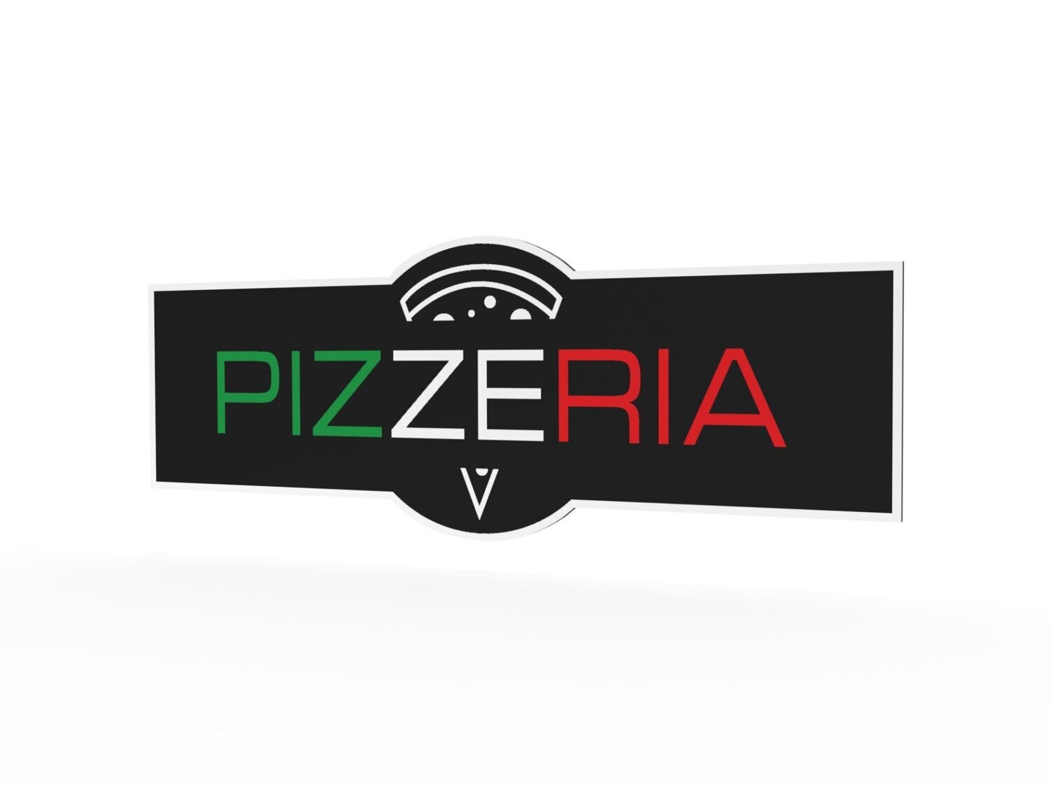 Werbeschild, Pizzeria, 1600 x 600 mm