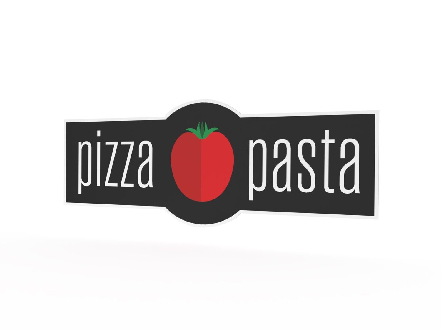 Werbeaufkleber, Pizza & Pasta, 1600 x 600 mm