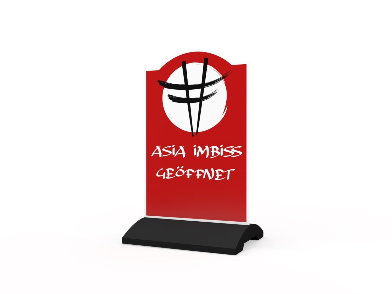 Werbeaufsteller, Asia Imbiss, 600 x 1150 mm