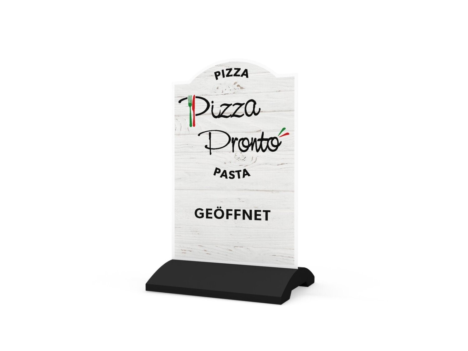 Werbeaufsteller, Pizza Pronto, 600 x 1150 mm