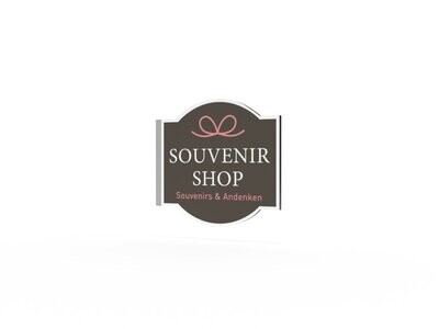 Werbeausleger, Souvenirshop, 630 x 600 mm Werbeausleger, Souvenirshop, 630 x 600 mm