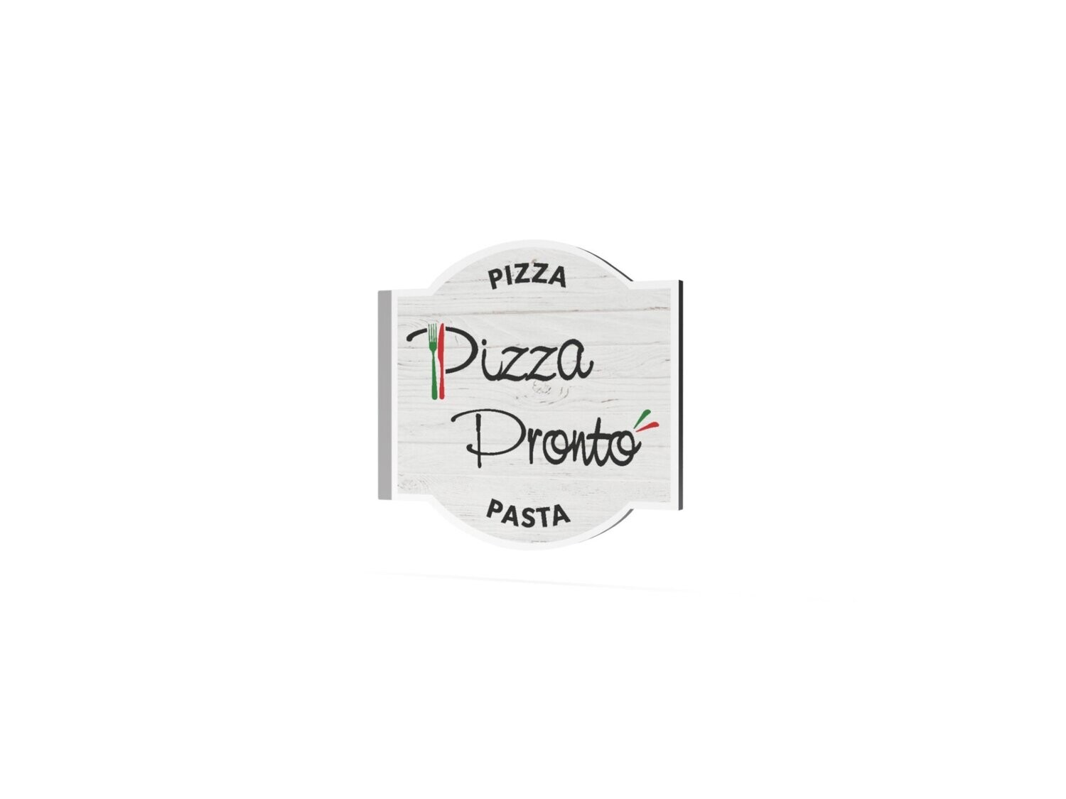 Werbeausleger, Pizza Pronto, 630 x 600 mm