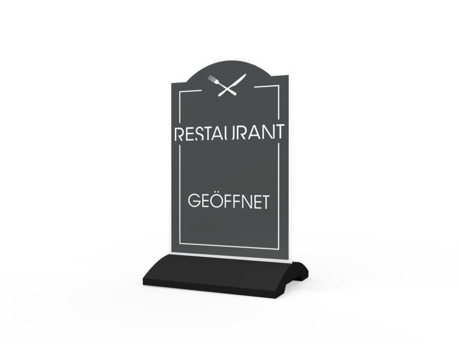 Werbeaufsteller, Restaurant, 600 x 1150 mm