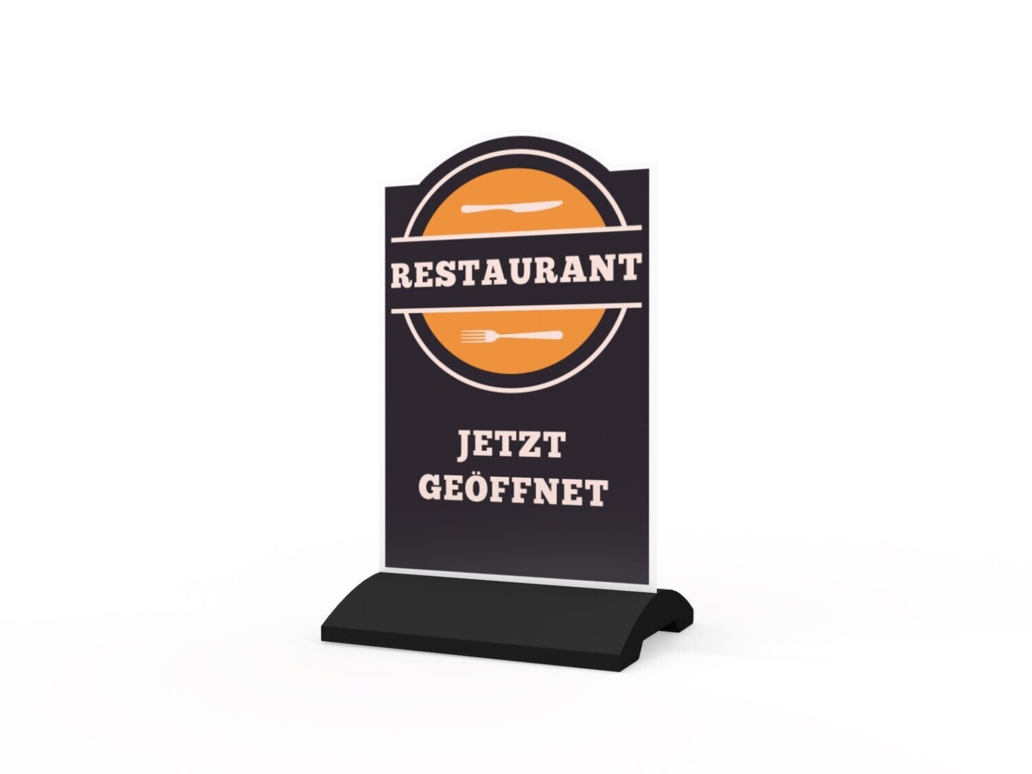Werbeaufsteller, Restaurant, 600 x 1150 mm