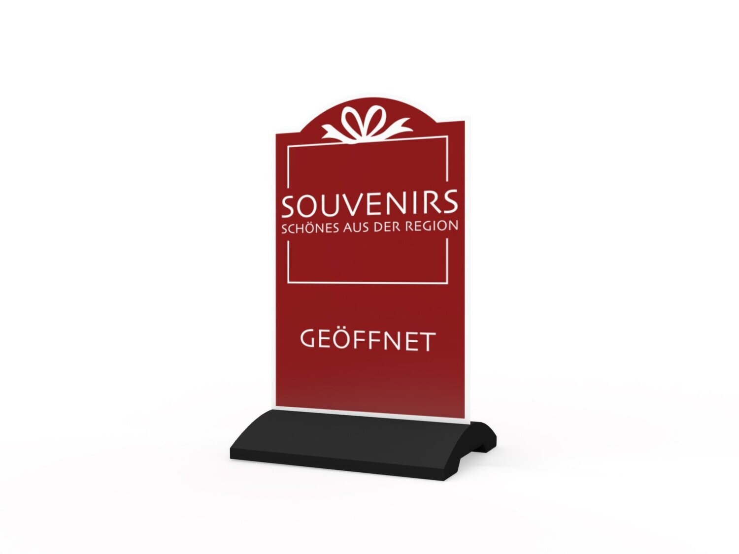 Werbeaufsteller, Souvenirs, 600 x 1150 mm