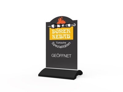 Werbeaufsteller, Döner Kebab, 600 x 1150 mm Werbeaufsteller, Döner Kebab, 600 x 1150 mm