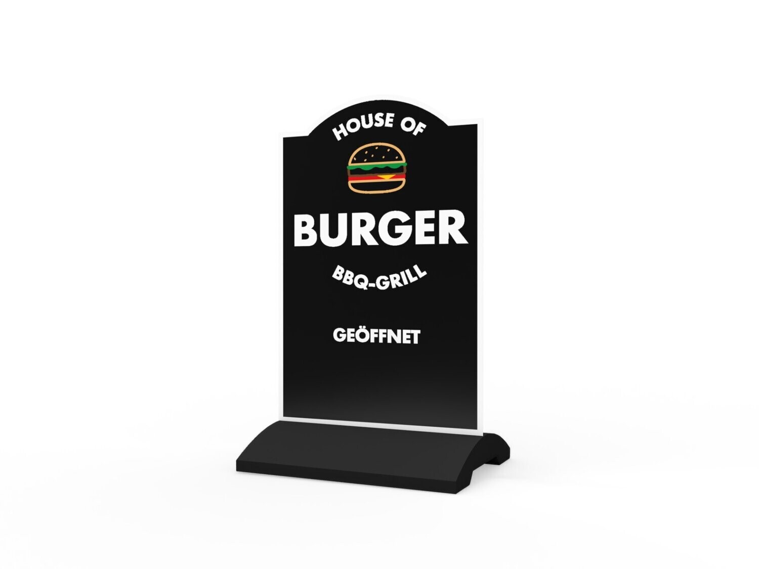 Werbeaufsteller, Burger, 600 x 1150 mm