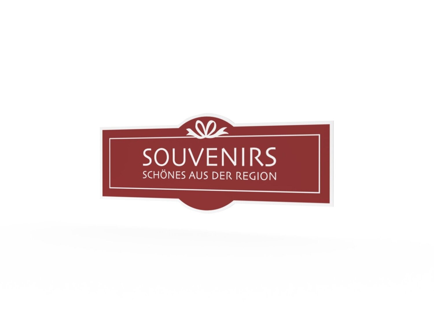 Werbeaufkleber, Souvenirs, 1200 x 475 mm