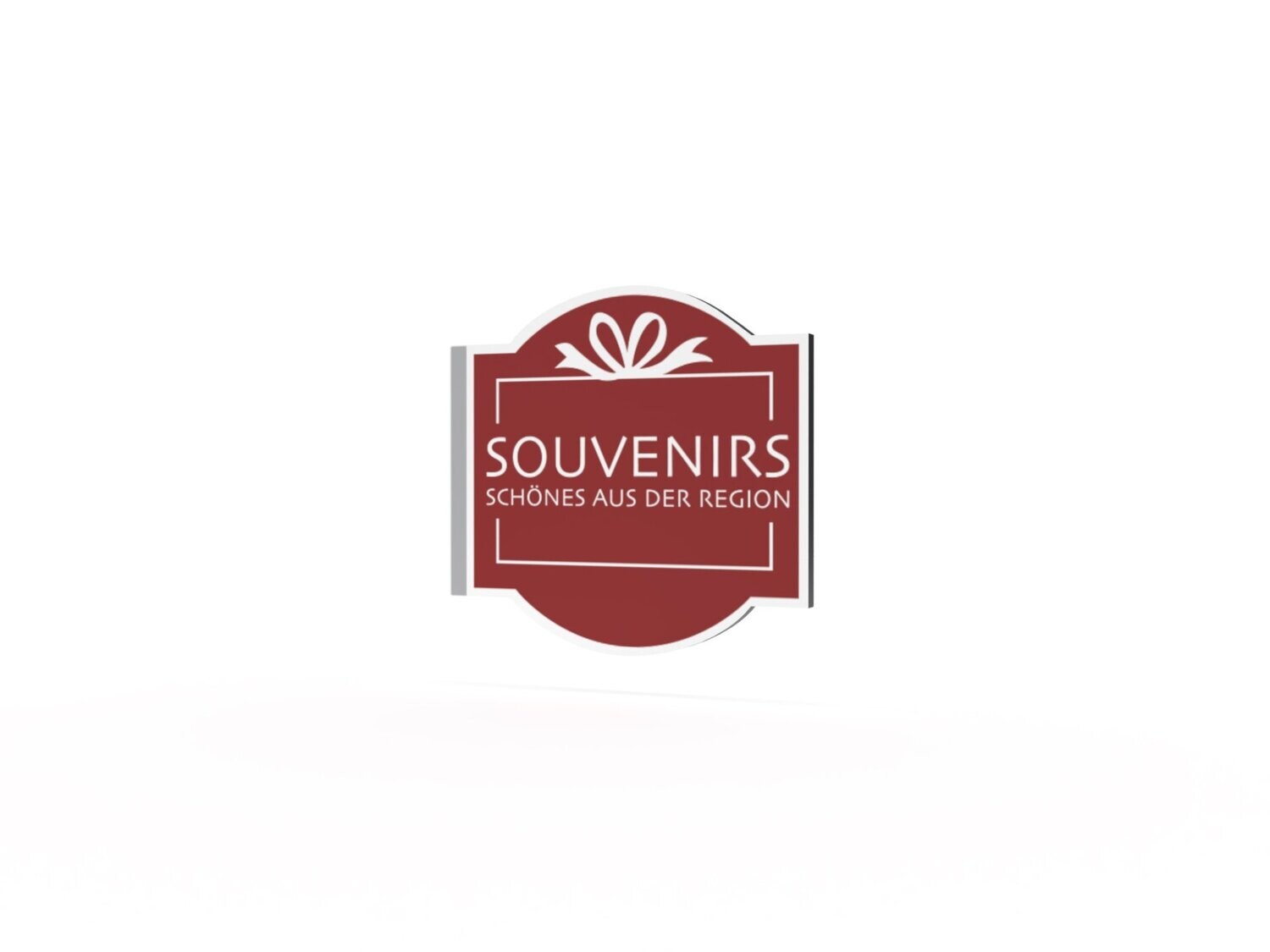 Werbeausleger, Souvenirs, 630 x 600 mm