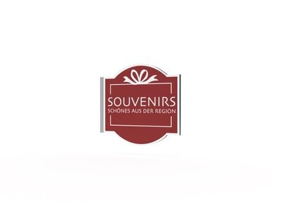 Werbeausleger, Souvenirs, 630 x 600 mm Werbeausleger, Souvenirs, 630 x 600 mm