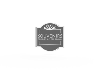Werbeausleger, Souvenirs, 630 x 600 mm Werbeausleger, Souvenirs, 630 x 600 mm