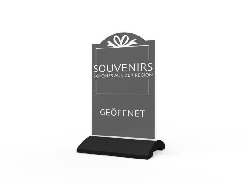 Werbeaufsteller, Souvenirs, 600 x 1150 mm Werbeaufsteller, Souvenirs, 600 x 1150 mm
