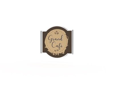 Werbeausleger, Grand Café, 630 x 600 mm Werbeausleger, Grand Café, 630 x 600 mm