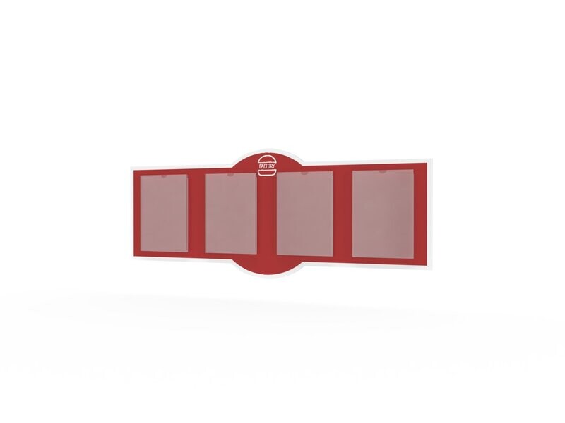Preistafel, Burger World, 1200 x 475 mm Preistafel, Burger World, 1200 x 475 mm