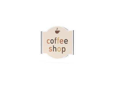 Werbeausleger, coffeeshop, 630 x 600 mm Werbeausleger, coffeeshop, 630 x 600 mm