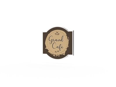 Werbeschild, Grand Café, 600 x 600 mm Werbeschild, Grand Café, 600 x 600 mm