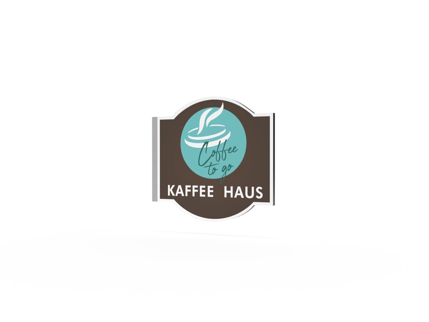 Werbeausleger, Kaffee Haus, 630 x 600 mm