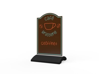 Werbeaufsteller, Café Brasserie, 600 x 1150 mm Werbeaufsteller, Café Brasserie, 600 x 1150 mm
