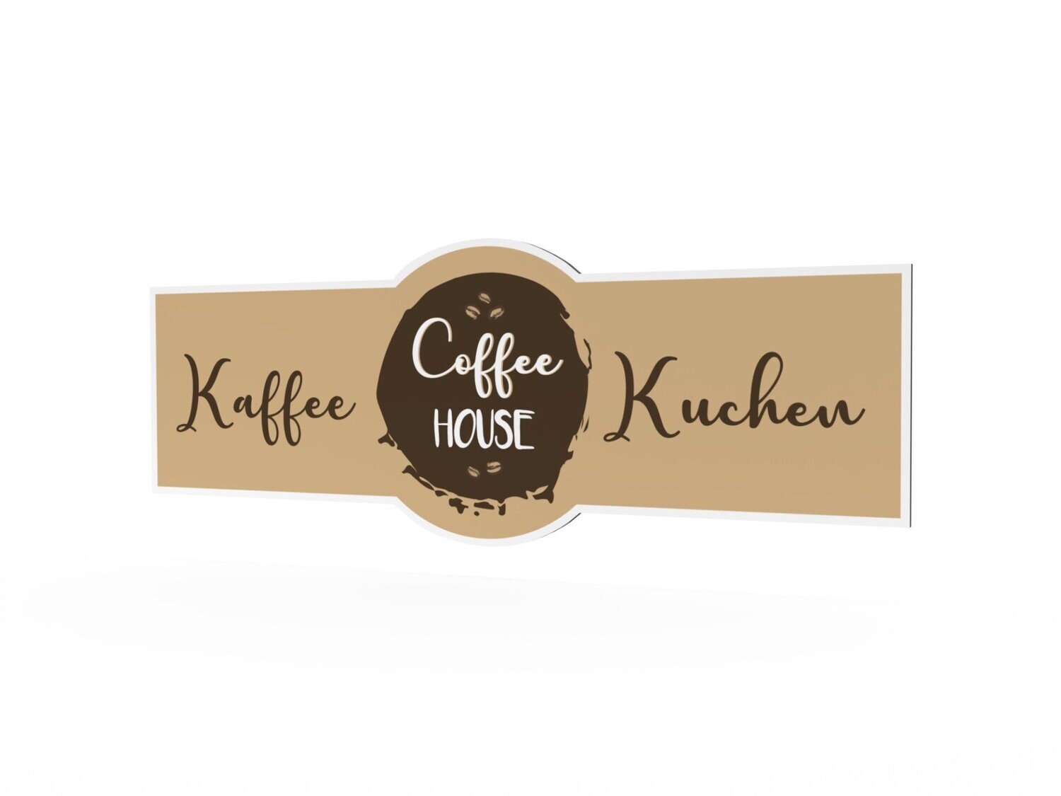 Werbeschild, Coffee House, 1600 x 600 mm