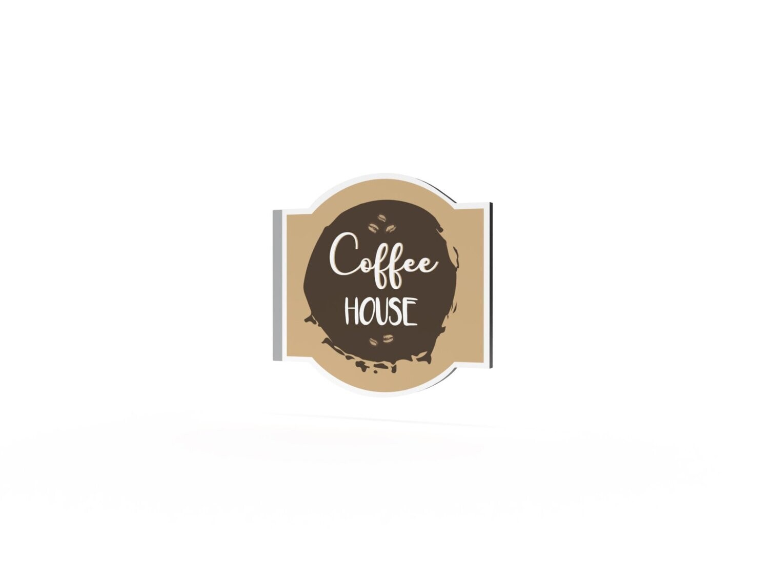 Werbeausleger, Coffee House, 630 x 600 mm