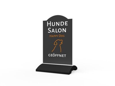 Werbeaufsteller, Hundesalon, 600 x 1150 mm Werbeaufsteller, Hundesalon, 600 x 1150 mm