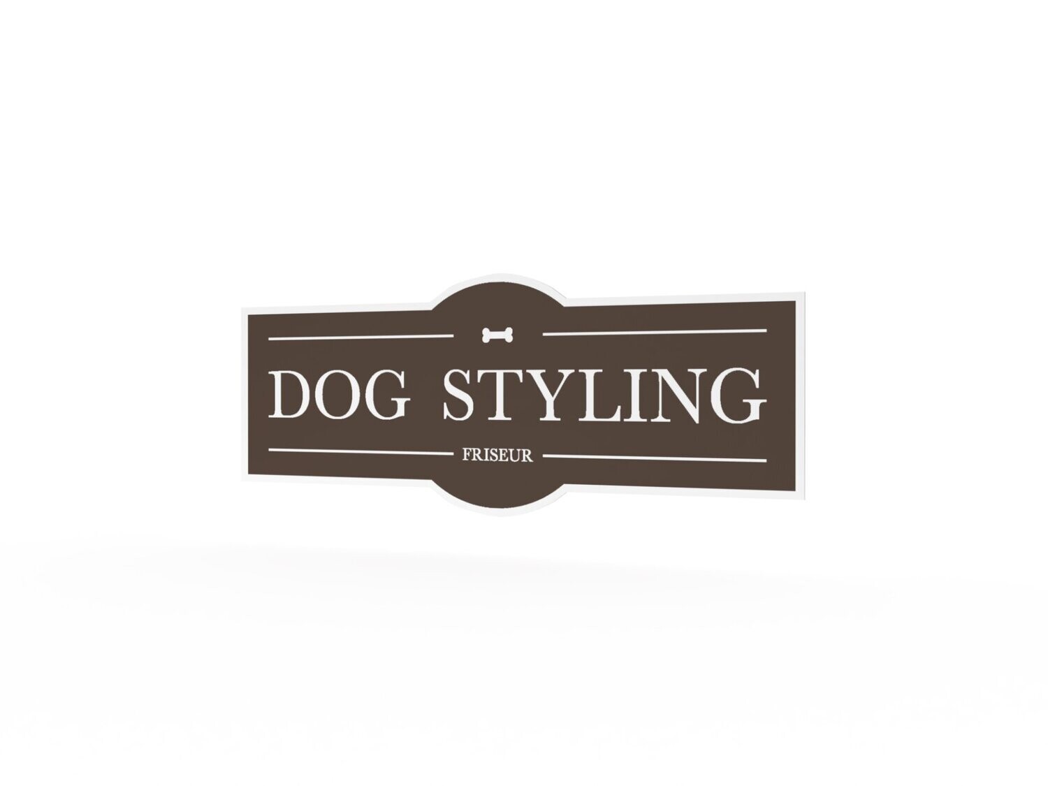 Werbeaufkleber, Dog Styling, 1200 x 475 mm