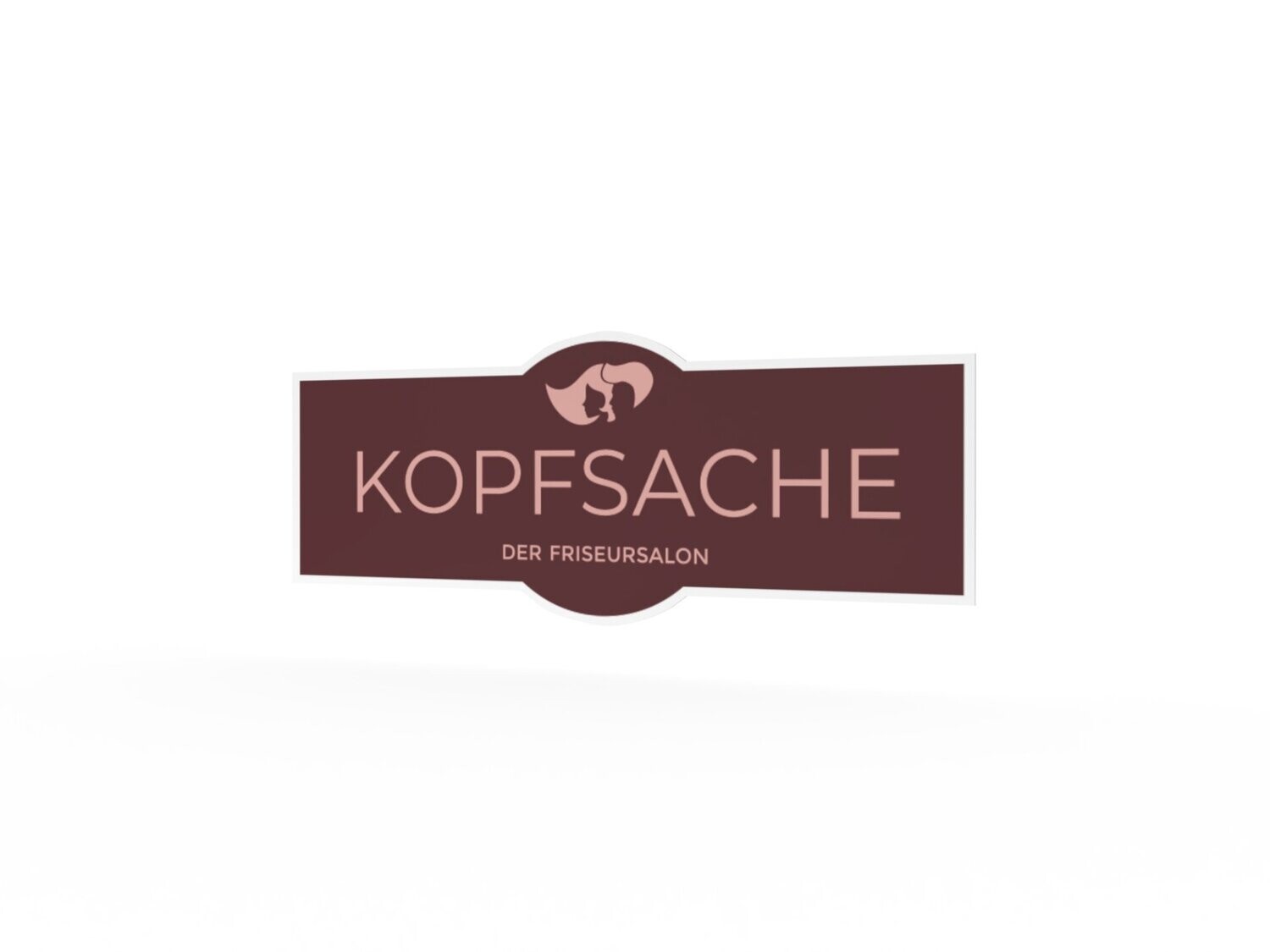 Werbeaufkleber, Kopfsache, 1200 x 475 mm